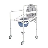 FUNCIONALIDAD: Estructura adaptable que permite su uso sobre el inodoro o como silla independiente para la ducha