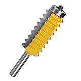 Fräser für Oberfräse 8mm Schaft, Holzfräser für Oberfräse, Wendeplattenfräser, Fräser Mehrzahn Holzbearbeitungswerkzeug, Fräser für Oberfräse, Nutfräser 8mm Schaft