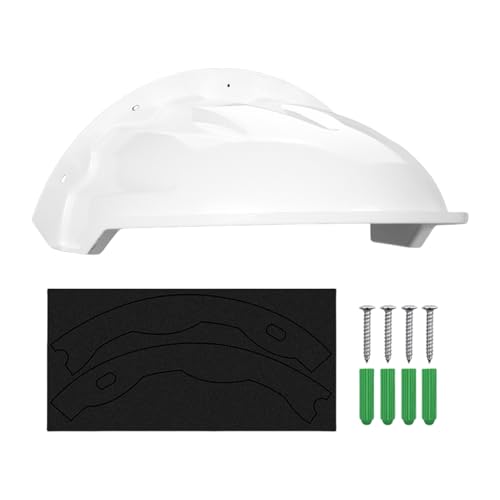 Cubierta para cámara de lluvia y protector exterior de plástico resistente para patio
