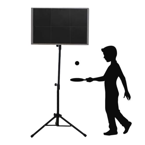 Table Tennis Return Board with Stand,Professional Table Tennis Rebound Board,Indoor Training Equipment,Angle Adjustable,Suitable for Home Gyms and Schools