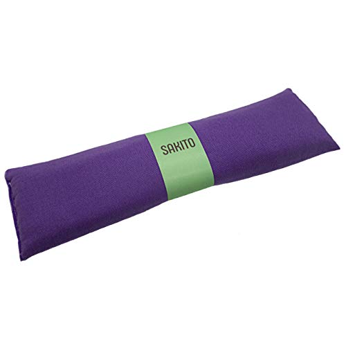Saco Térmico Cervical Grande de Semillas de Trigo y Lavanda para Frío y Calor en Microondas | Saquito Térmico | Bolsa de Semillas (Morado)