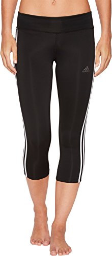 Image of Adidas Women's Training Designed 2 Move 3 Stripe 3/4 Legging, Black/White, S
