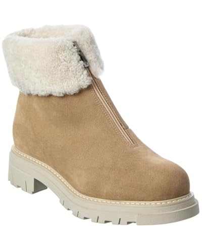 Shearling-Lined Suede Boots by La Canadienne