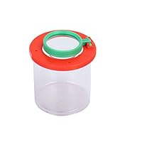 Bug Viewer Box Insect Magnifying Glass 3X 6X Double HD Lens Watch Insect Box Primary School Science Children's Toys Bug Jar Cylindrical Observation Equipment