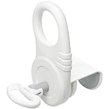 イーサプライ 風呂用手すり 取付け幅4～10cmタイプ 浴槽 お風呂 立ち上がり 転倒防止 補助 グリップ 後付け 浴室 介護用 EEX-SUPA01L