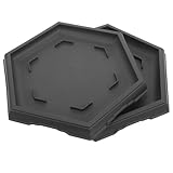 Plateau inférieur de pot de fleurs - avec plateau de soucoupe de pot de fleurs, il n'y a pas besoin de s'inquiéter de la terre tombant du fond ou de la pollution du sol, plateau de soucoupe de pot de fleurs