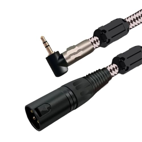 Câble audio mini jack 3,5 mm stéréo haut de gamme vers mâle 3 broches blanc 2m