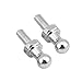 2 Pcs Car Iron Ball Stud Bolt Strong Wear Quick Fix Applicable Scene Gas Struts Ball Ended Bonnet