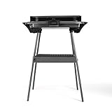 Barbacoa eléctrica con patas Livoo - Barbacoa eléctrica con patas DOM297 Gris
