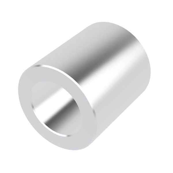 Aluminum Spacer 1/2" OD x 5/16" ID x Many Lengths Round by Metal Spacers Online (9/16" Length, 250) — image 1