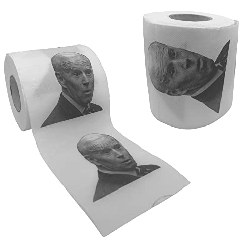 Joe Biden Toilet Paper, Funny Political Novelty Biden TP Gag Gift 2-Pack Joe Biden Toilet Paper, Funny Political Novelty Biden TP Gag Gift 2-Pack
