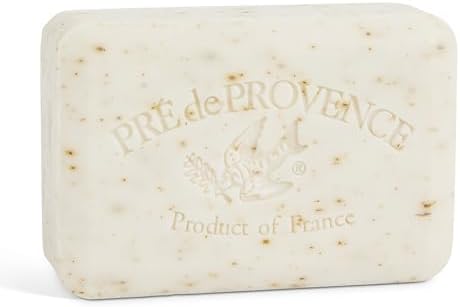 Pre de Provence Artisanal Soap Bar, Enriched with Organic Shea Butter, Natural French Skincare, Quad Milled for Rich Smooth Lather, 8.8 Ounce, White Gardenia