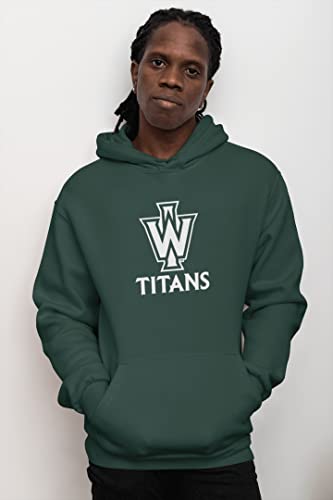 CreateMyTee | Illinois Wesleyan Titans Hooded Sweatshirt3