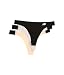 New Balance Women's Laser Thong Panties (3 Pack), Black/Concrete Grey Space Dye/Nude, Small