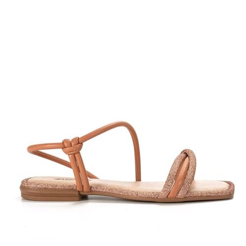 Sandalia Mississipi Q9661 Rasteira Salto Baixo Casual Leve Feminino