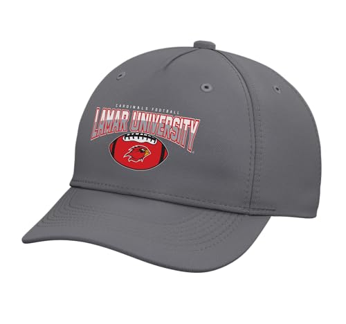 Lamar Cardinals | Official NCAA Merch | NCAFLMR05 Adjustable Printed Baseball Hat, Slate Grey