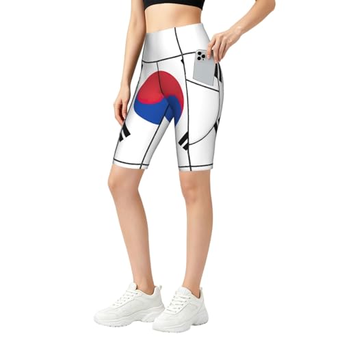 Short de cyclisme femme et pantalon de yoga doux imprimé République de Corée