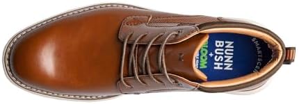 Nunn Bush Men's Chase Plain Toe Chukka Contemporary Fashion Boot Ankle, Cognac, 10 | Image 1