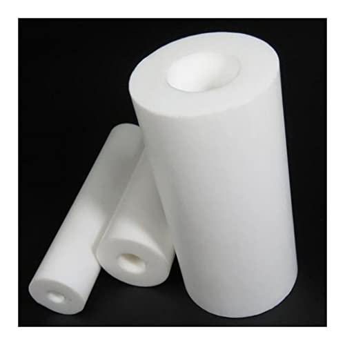 White Polytetrafluoroethylene Hollow Rod Environment-friendly Non-toxic DIY PTFE Sleeve/diameter 12~25mm Hole 5~20mm PTFE Bar, 1pcs (Diameter : OD24mm hole18mm, Length : 20cm)
