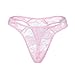 lace Men's Lingerie Men's Sexy Underwear Underwear Strap Fashion Sexy Full (One Size) Pink