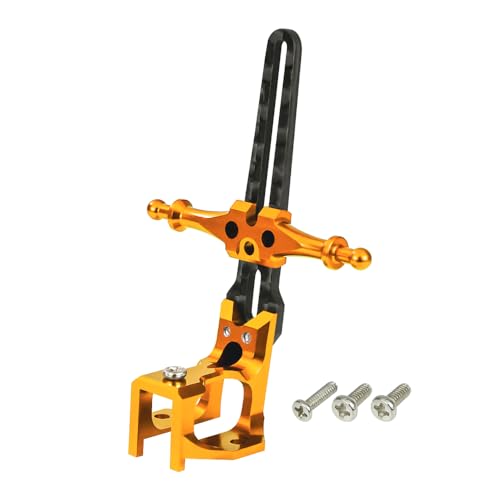 MICROHELI Anti-Rotation Guide W/Canopy Mount and Tail Boom Mount (Gold) - GOOSKY S1