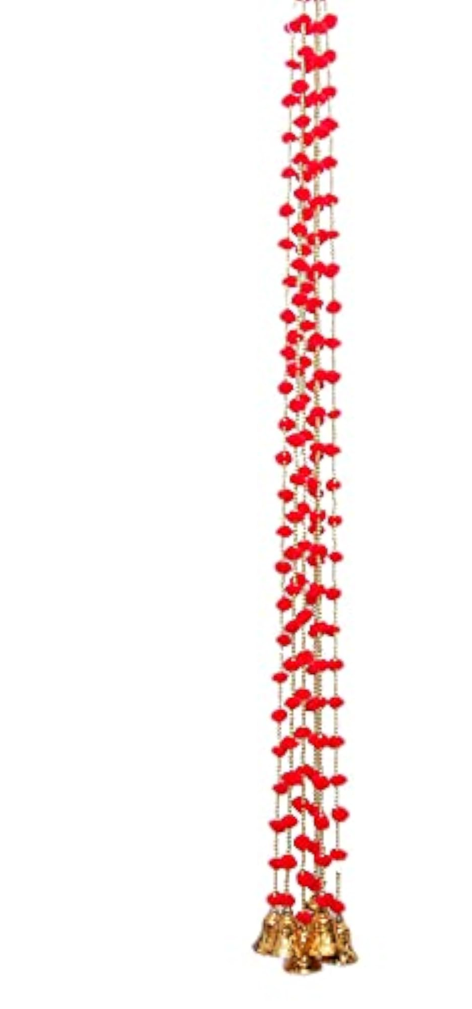 Collections Handmade Dark Pink Strings Pom Pom for Door, Wall Hanging