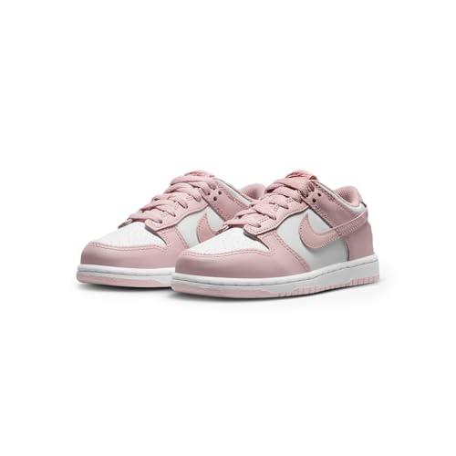 Preschool Nike Dunk Low 'White/Pomegranate' - HV0930-1003