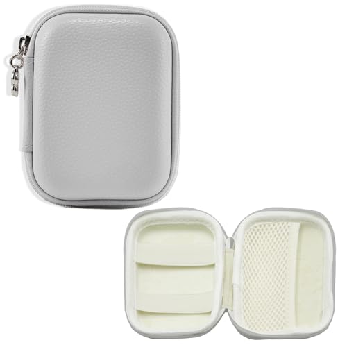 Funda compacta para cámara digital, compatible con CAMKORY, Kodak PIXPRO FZ45, Lecran, VAHOIALD, Canon IXUS 285 HS, Umipyiza, YLSHGXFC, AOREGRE, Duluvulu, funda protectora para viajes y (Gray)