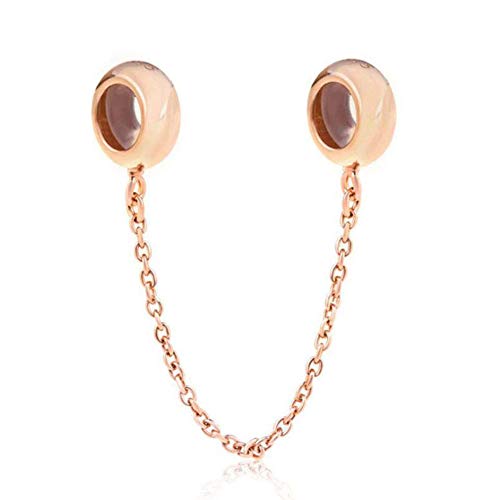 Cadena de seguridad de plata de ley 925 para pulsera de charms de Pandora Cover