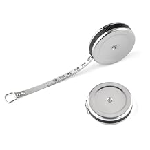 1/4" x 80" Mini Imperial Pi Diameter Circumference Tape Measure, Diameter Measurement Range is up to 25 inches, Use for Measuring Cylindrical ObjectsPipe Tape, Tree Tape