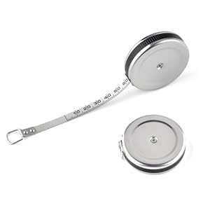 1/4″ x 80″ Mini Imperial Pi Diameter Circumference Tape Measure, Diameter Measurement Range is up to 25 inches, Use for Measuring Cylindrical Objects(Pipe Tape, Tree Tape)