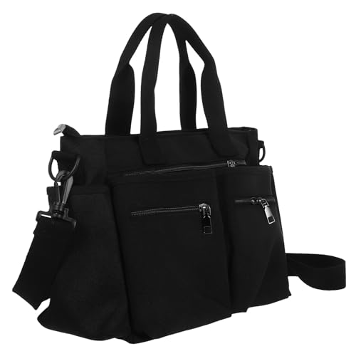 Sac à main polyvalent noir pour femme active bureau et voyage BESPORTBLE