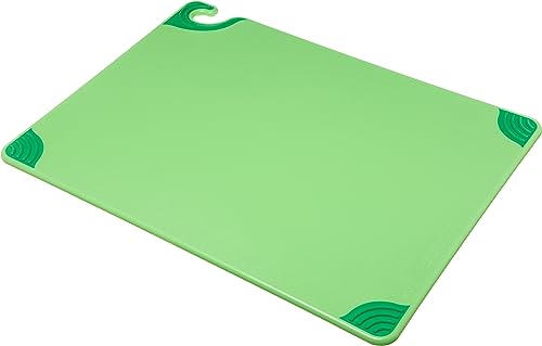 Tabla para cortar rectangular San Jamar 61x45.7x1.3 cm verde miniatura 1