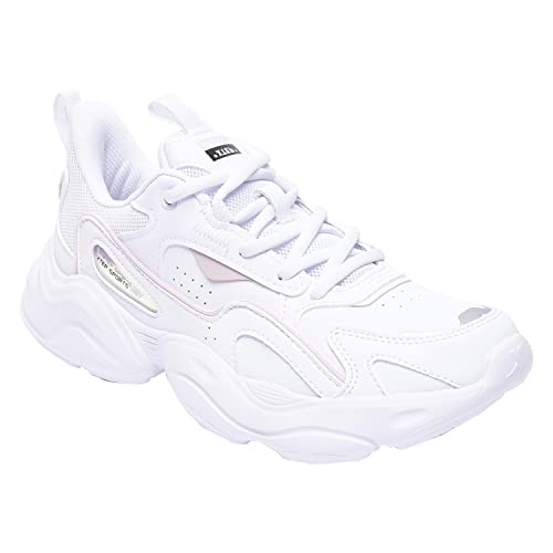 Image of XTEP Women's Retro Stylish Lightweight RB Sole Casual Shoes (White)