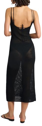 Image of Onia Women's Textured Linen Sweater Scoop Maxi