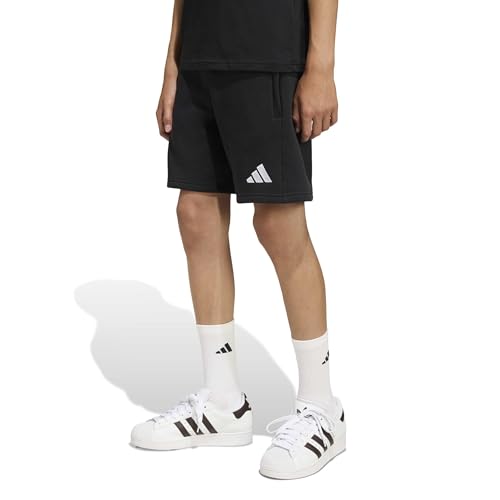 adidas Mixte Enfant Entrada26 Sweat Kids Shorts, Black/White, 7-8 Years