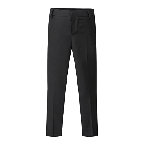Image of Boys Jacquard Suits Slim Fit Tuxedo Suit Notch Lapel 2 Pieces Suit Set Jacket Pants for Party Formal Wear