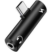 USB C to 3.5mm Audio Adapter and Fast Charger for Samsung Galaxy A17 A16 5G A36 S26 S25 Ultra A26 A56 S24 FE A35 A55 S23, 2in1 Type C to Headphone Jack Aux Adapter and 27W USB-C Phone Fast Charging