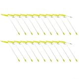 Shophubio 20 Stück Meeresangeln Anti Feeder Boom Luminous Snap Tube Balance Connector für...