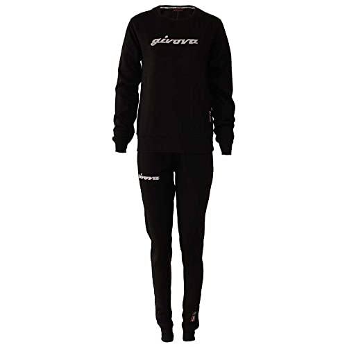 TUTA DONNA 104 G/COLLO CON PAILLETTES IN FELPA