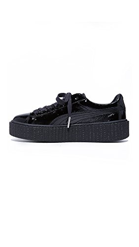 PUMA PUMA Women's Fenty x Cracked Creeper Sneakers, Black Black, 8.5 B(M) US