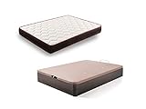 Colchón Tejido superior strech con tratamiento antibacterias y acolchado de algodón natural. Plancha superior de 2cm de viscoelástica, densidad 65 kg. Tejido inferior air fresh 3d en la cara de verano (color rojo).
