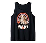Photo Gallery simpatico shih tzu mom, boho dog lover, e puppy parent fun canotta Photo Gallery simpatico shih tzu mom, boho dog lover, e puppy parent fun canotta