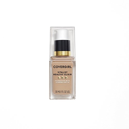 COVERGIRL Vitalist Healthy Elixir Foundation, Buff Beige 725, 1 Ounce (packaging may vary)