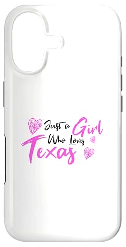 Pink Just a Girl who loves Texas, Cute Texas Girls �X�}�z�P�[�X iPhone 17 �p