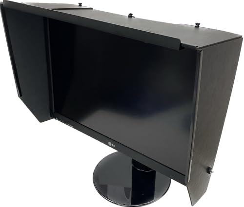 Photodon 34-38.9" Wide Adjustable Monitor Hood - Enhances Privacy & Reduces Glare (Measured by Width, Not Diagonal)