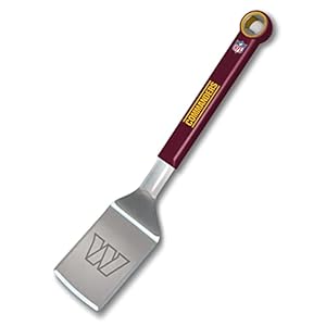 YouTheFan NFL Washington Commanders Stainless Steel BBQ Spatula with Bottle Opener, Medium, Team Colors