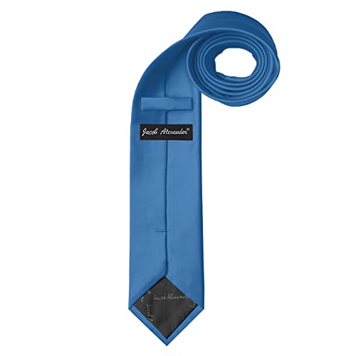 Image of Jacob Alexander Men's Extra Long Solid Color Tie