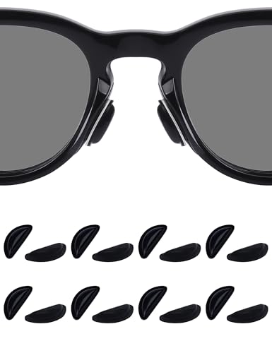 HILEEN �����p�m�[�Y�p�b�h Ray-Ban Meta Wayfarer//Skyler/Headliner (Gen 2)�Ή� ����~�߃\�t�g�V���R���m�[�Y�p�b�h - �u���b�N