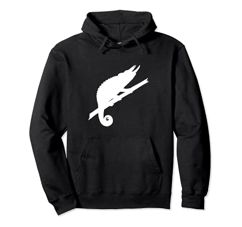 Regalo divertido para reptiles de camaleón con cuernos de Jackson Sudadera con Capucha